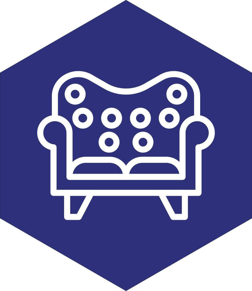 Sofa Vector Icon Design