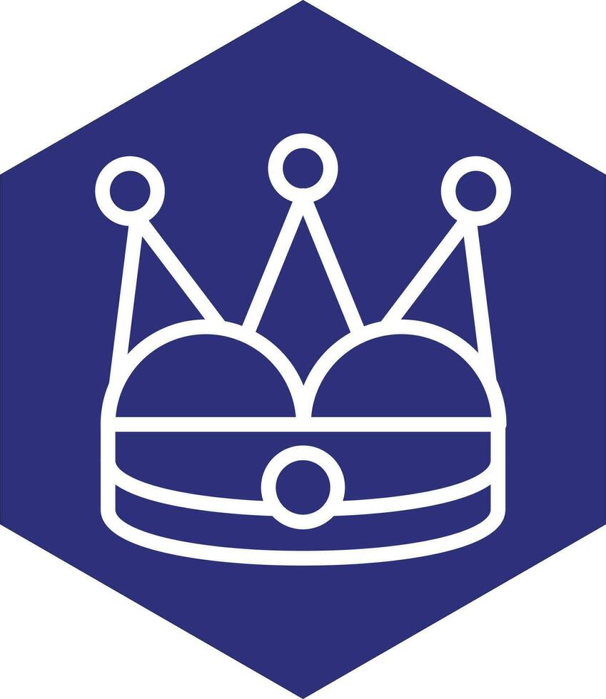 diseño de icono de vector de corona