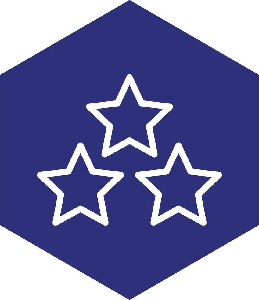 diseño de icono de vector de estrellas