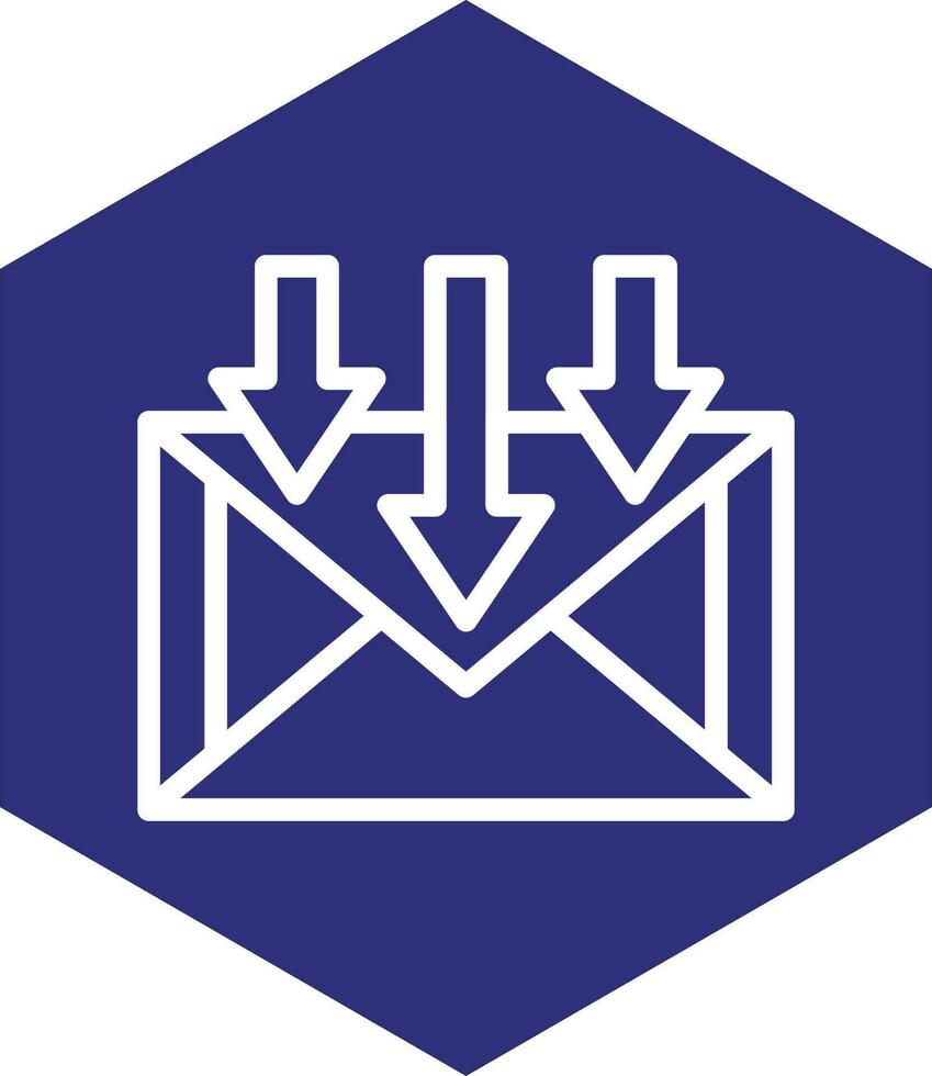 Inbox Vector Icon Design