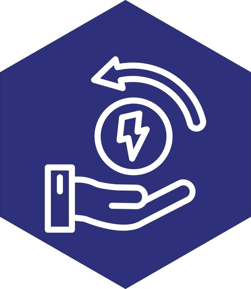 energía ahorro vector icono diseño