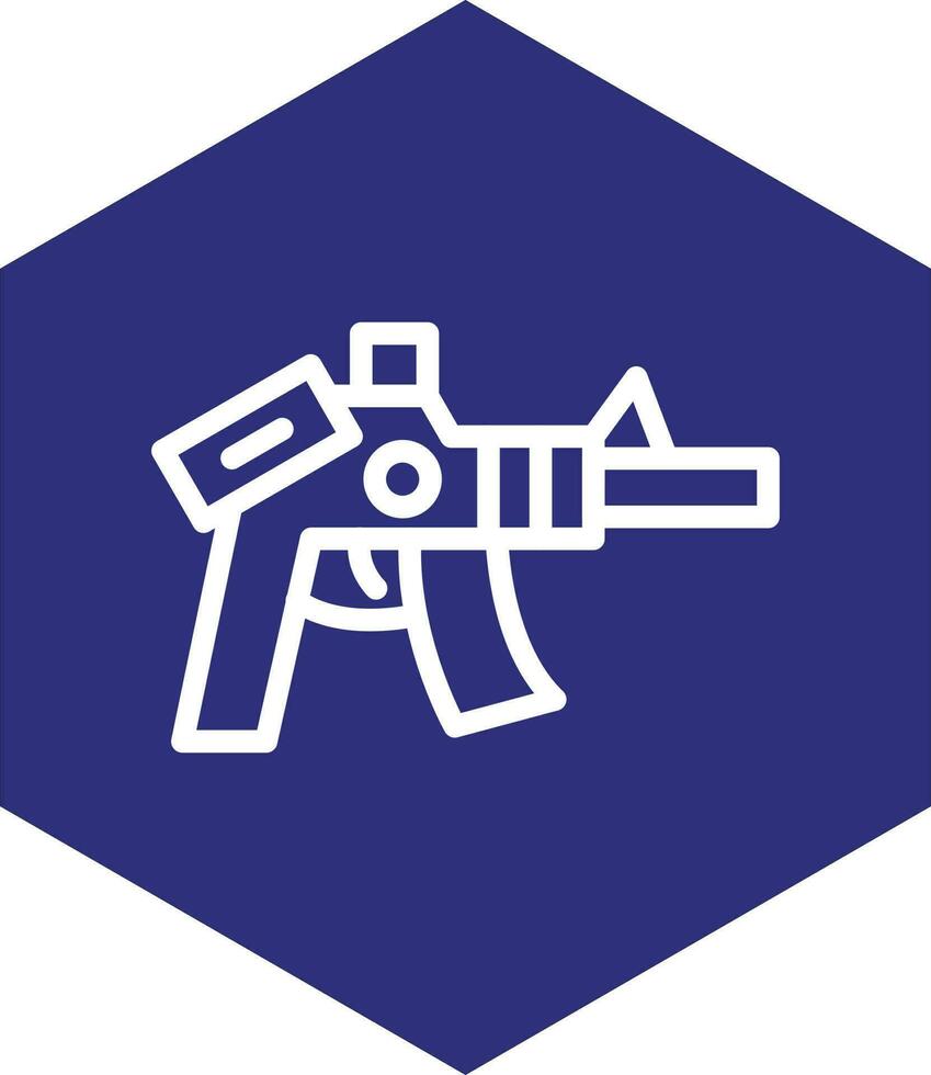 diseño de icono de vector de rifle