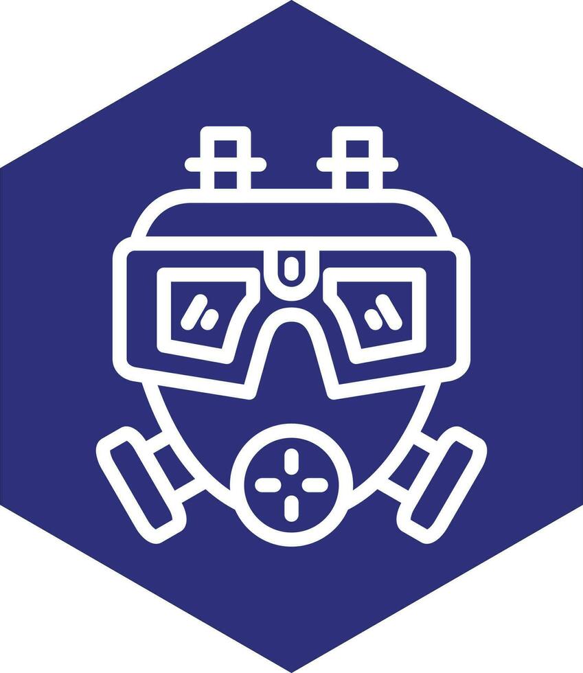 Army Mask Vector Icon Design