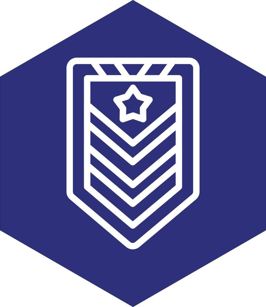 Army Chevron Vector Icon Design