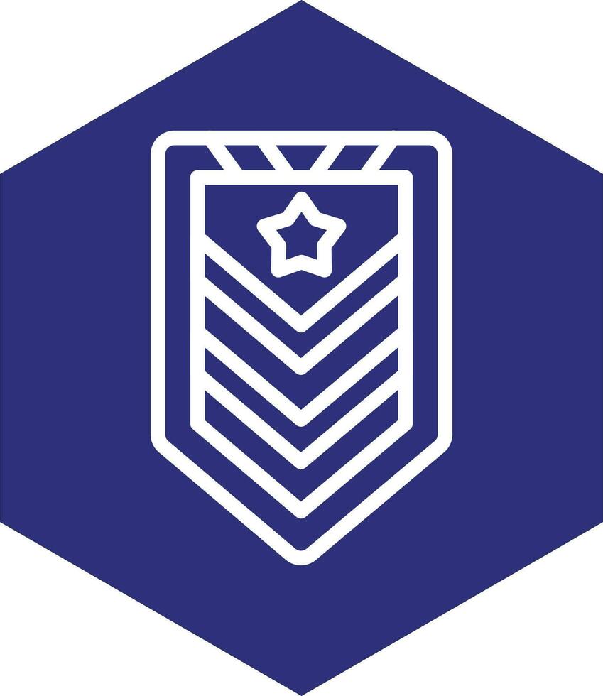 Army Chevron Vector Icon Design