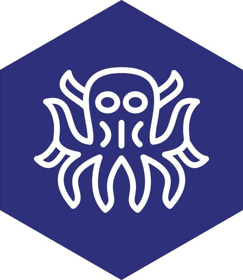 kraken vector icono diseño