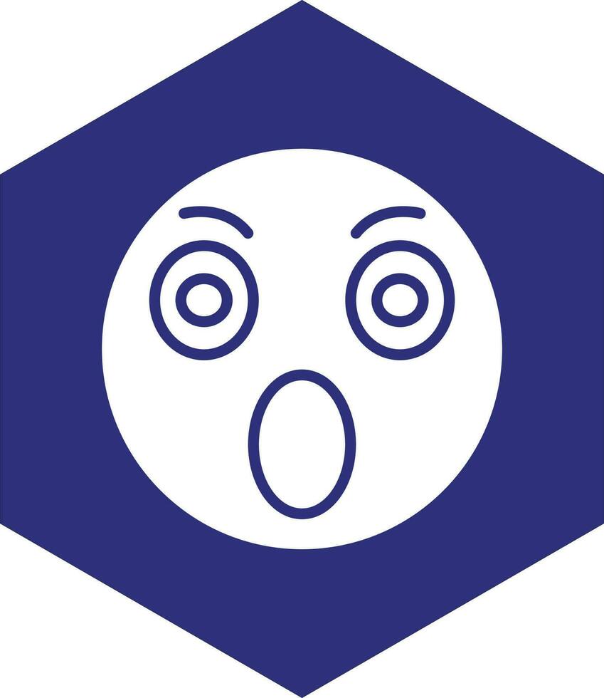 Surprised Vector Icon design