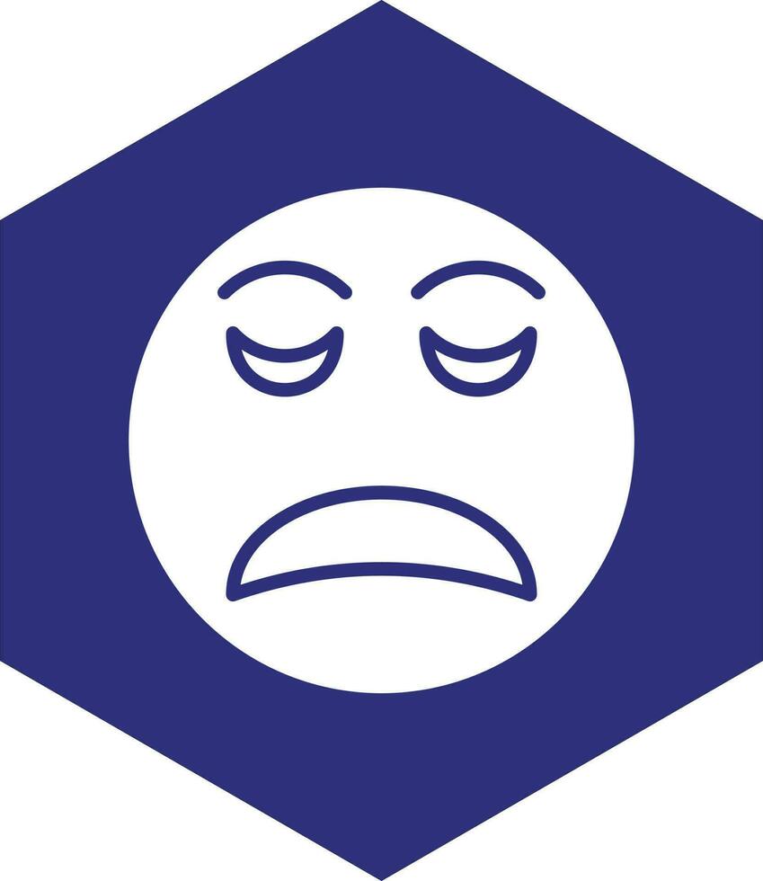 Disappointed Vector Icon design