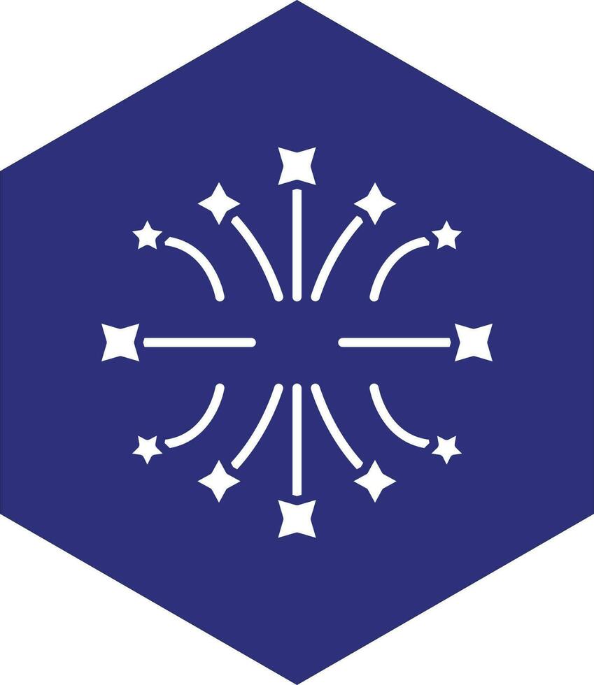 Fireworks Vector Icon design