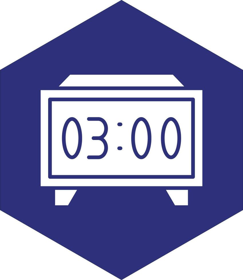 Digital Clock Vector Icon design