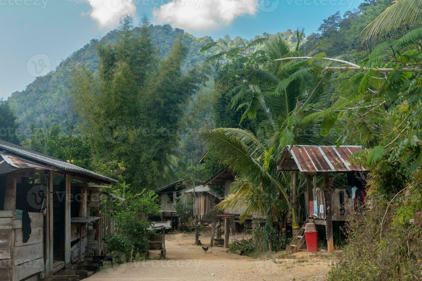 Visiting Ban Huai Haeng Ban Huay Hom School, Chiang Rai, Mae Hong Son Loop, mae sariang, Nothern Thailand photo