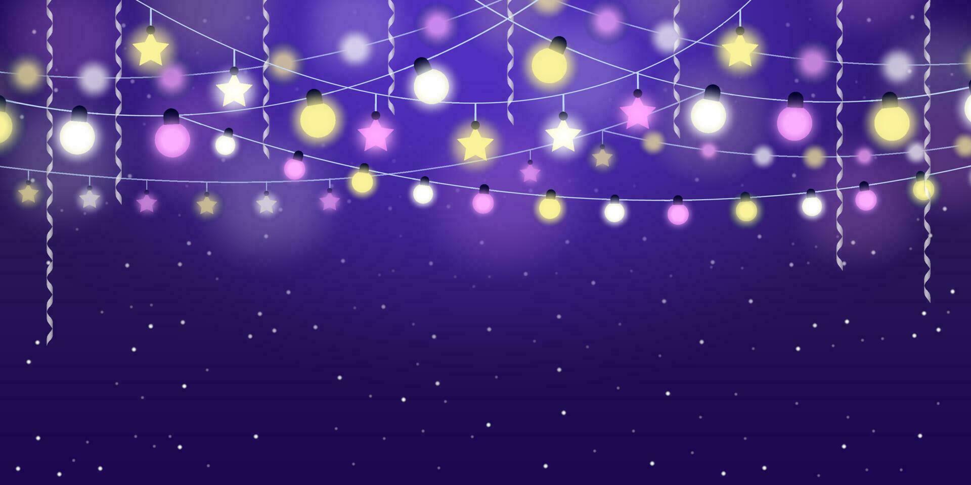 Fairy Light Background vector