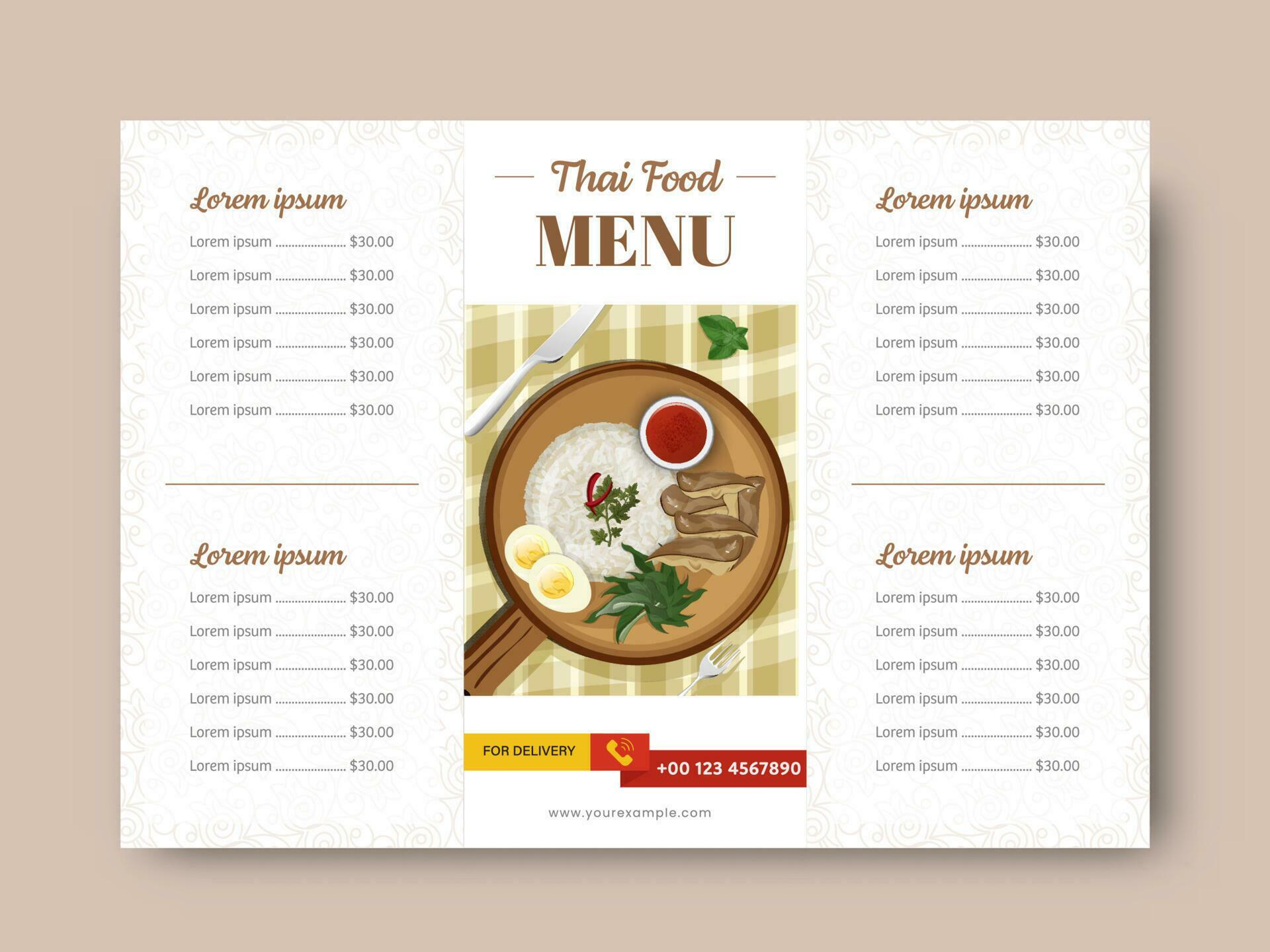 thai-food-menu-card-template-or-tri-fold-brochure-layout-for-publishing