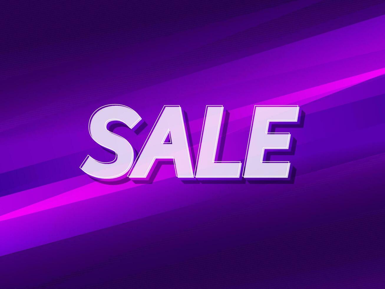 Sale Poster Or Banner Design In Abstract Pink And Purple Color. vector