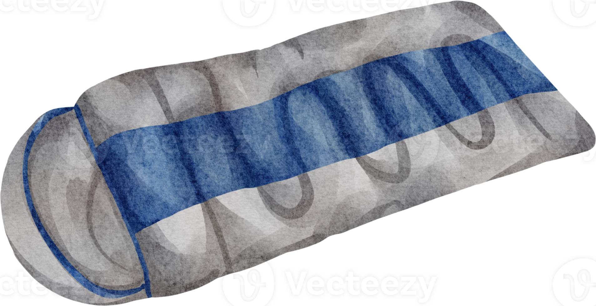 watercolor sleeping bag png