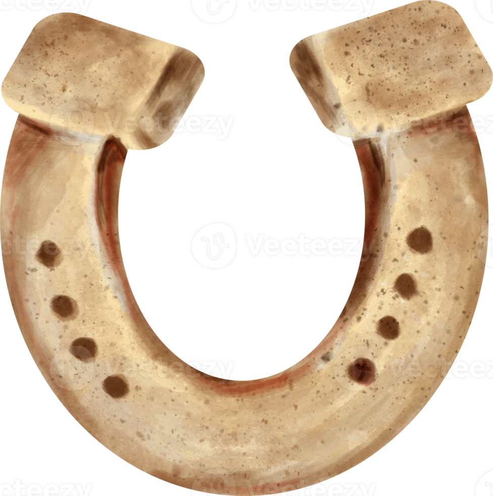 watercolor Horseshoe clip art png