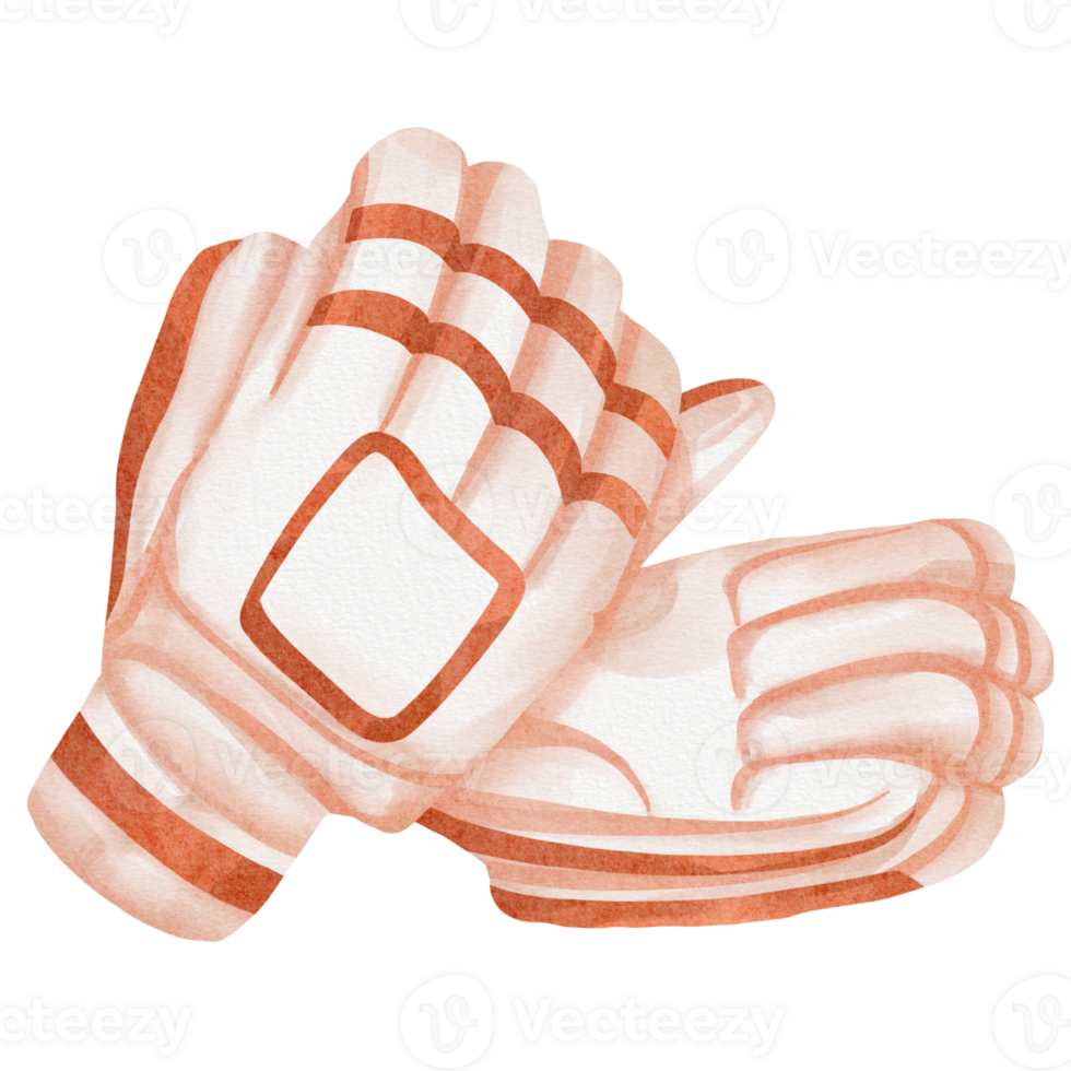 acuarela guantes deporte png