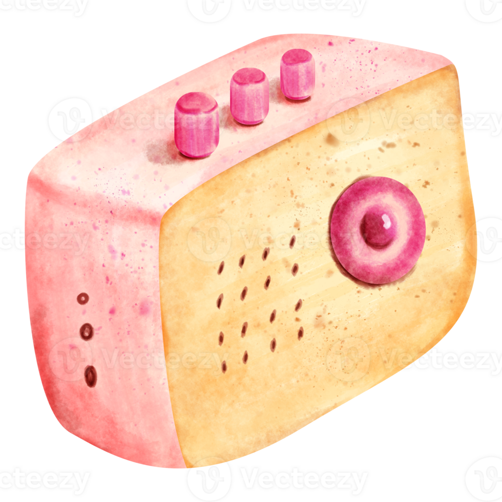 watercolor speaker gadget png