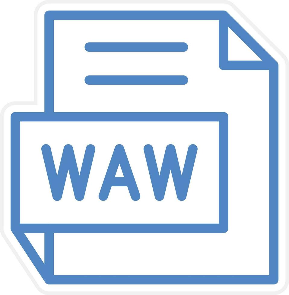 WAV Vector Icon Style