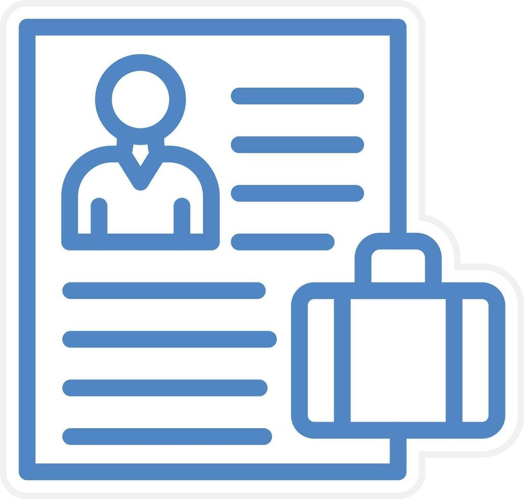 Portfolio Vector Icon Style