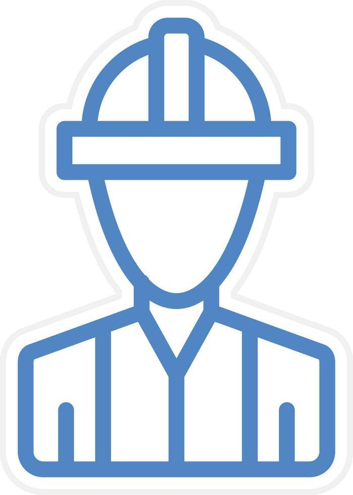 Engineer Vector Icon Style