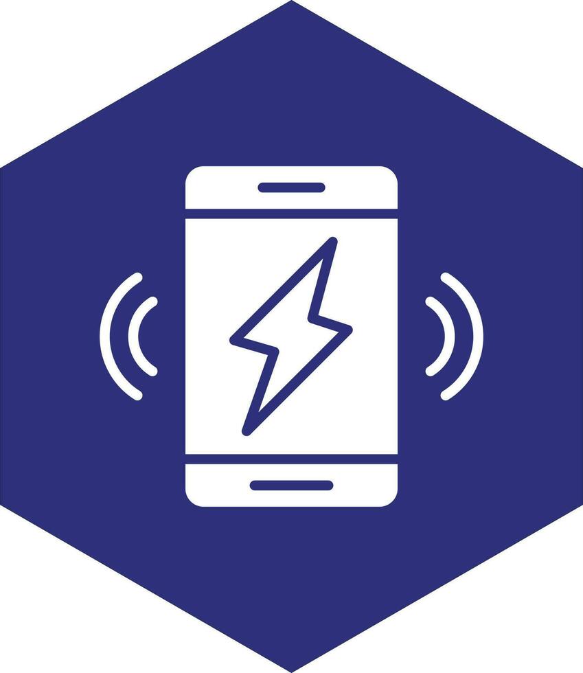 Wireless Charging Vector Icon design