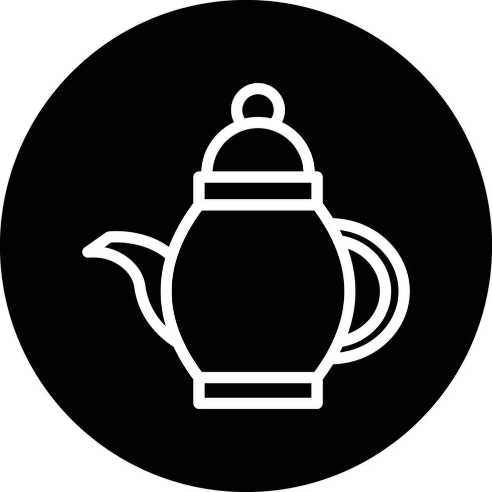 Teapot Vector Icon Design