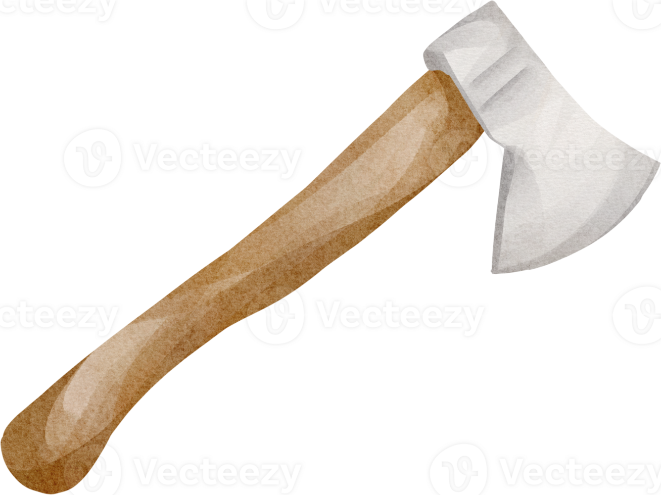 watercolor axe camping png