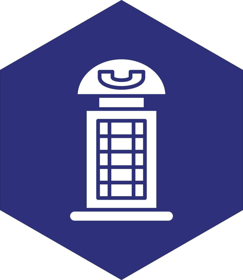 Phone Booth Vector Icon design