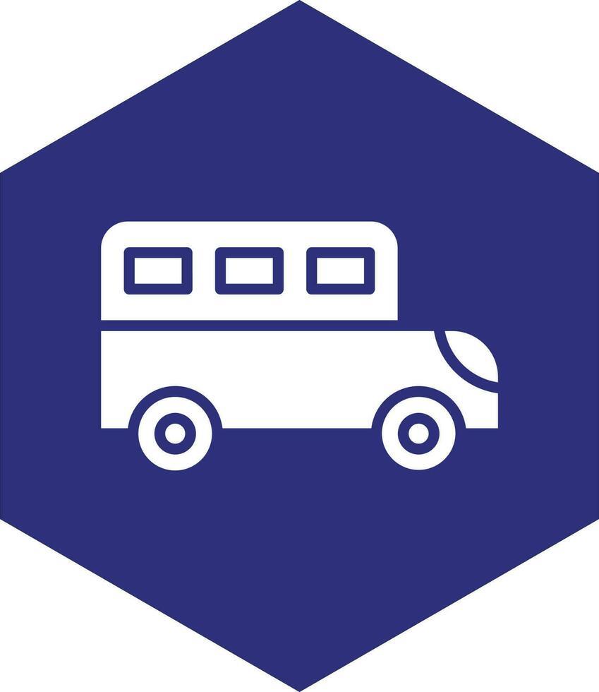 School Bus Vector Icon design