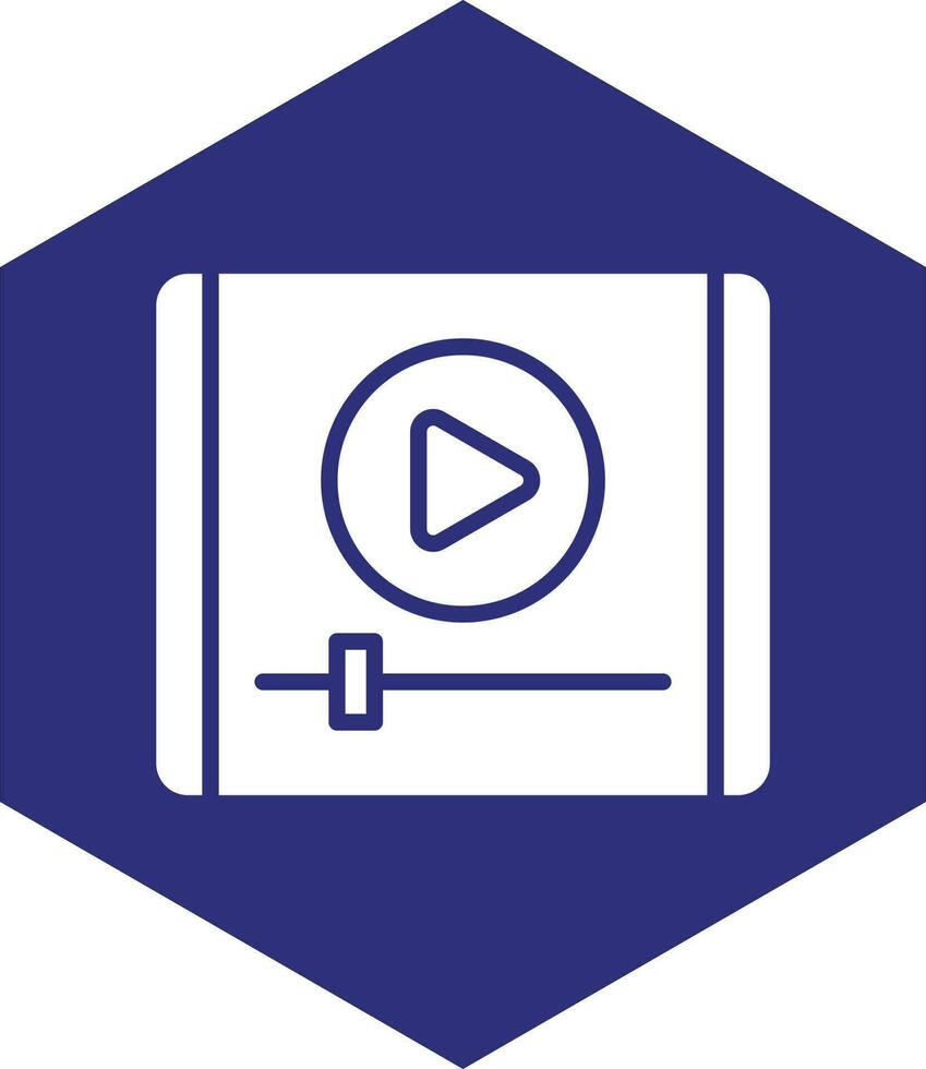 Video Player Vector Icon design