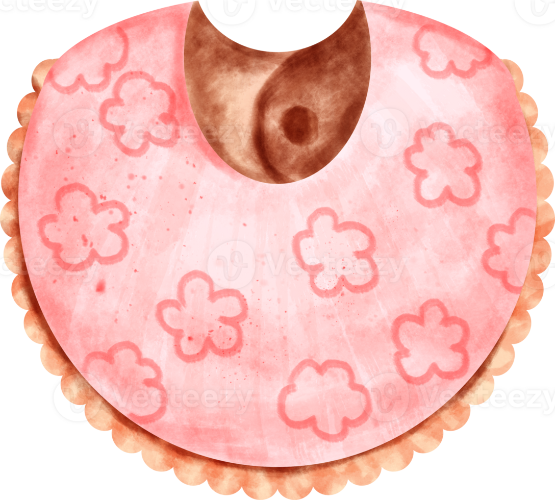 baby bib watercolor 23324080 PNG
