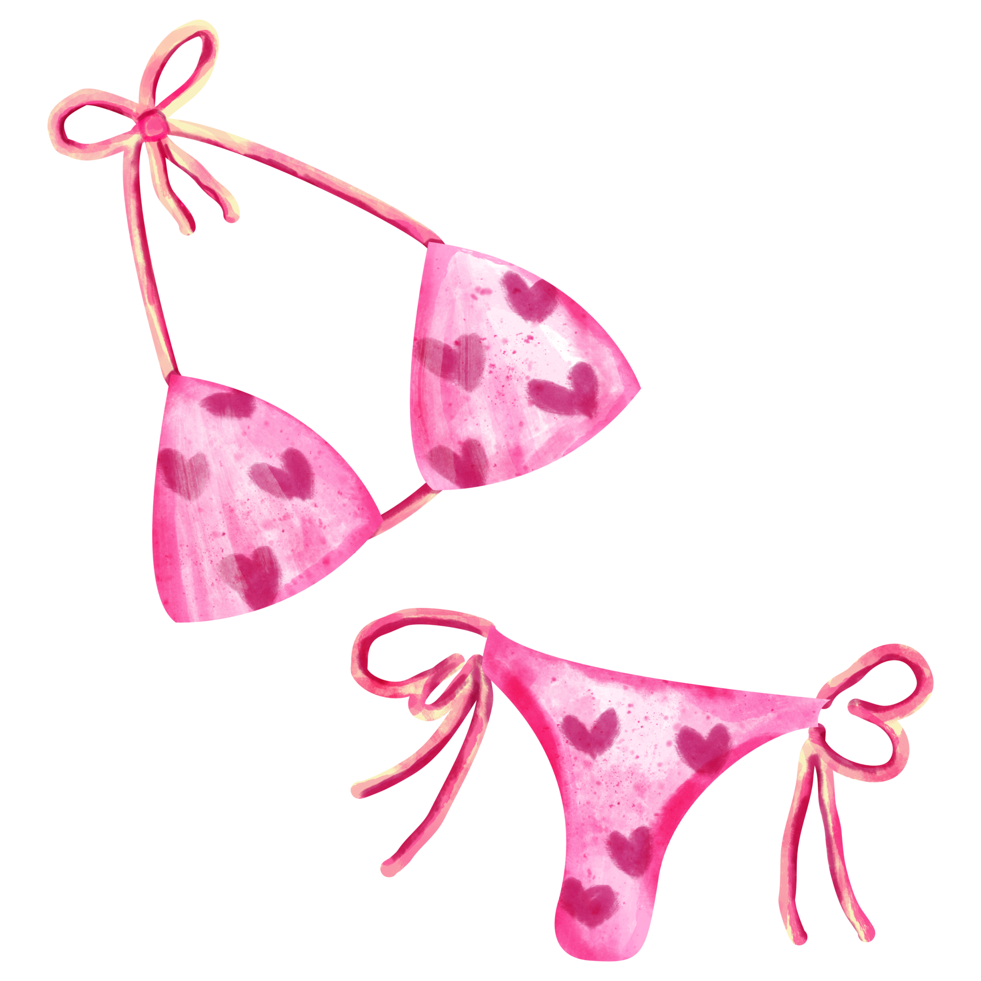 watercolor Bikini summer 23324084 PNG