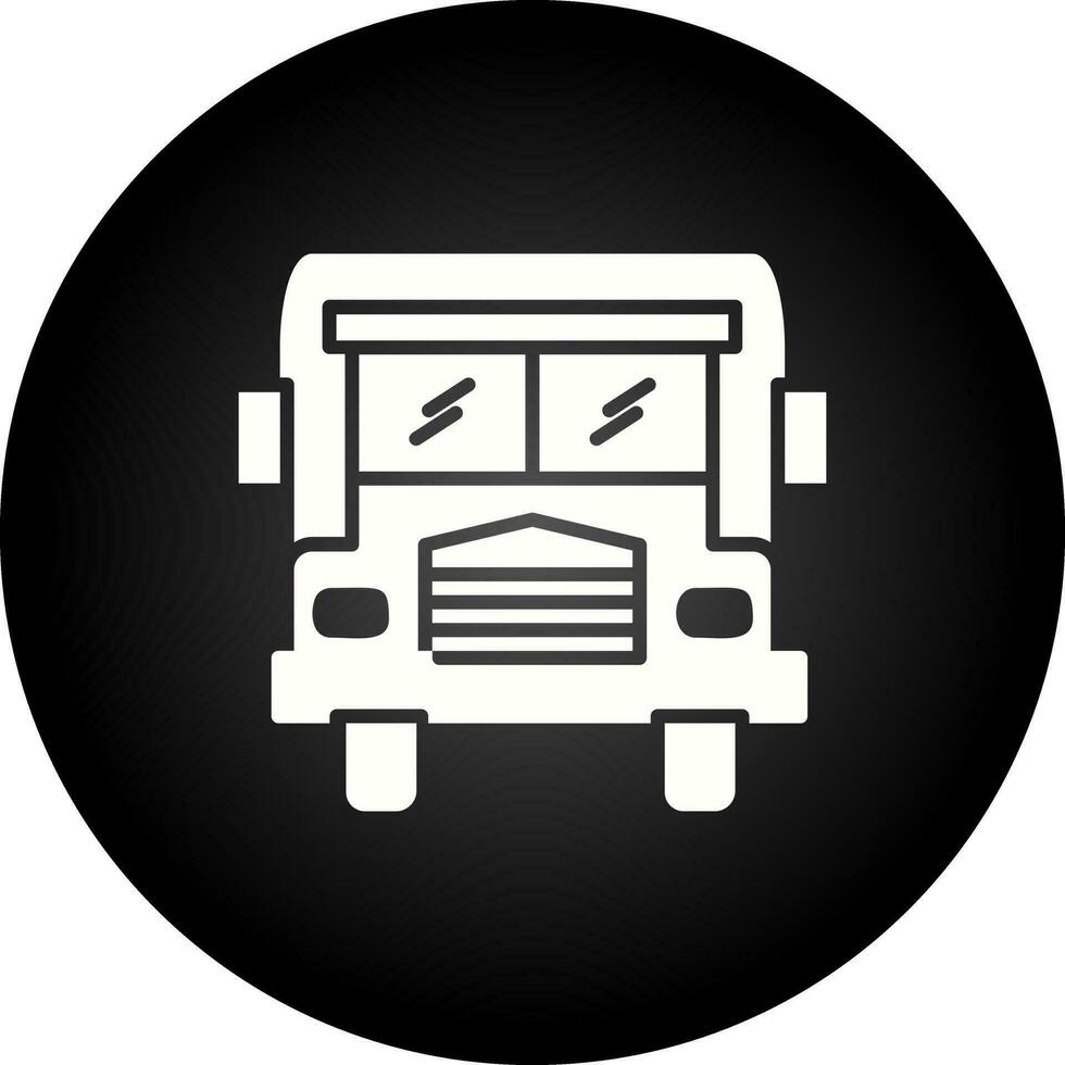 School Bus Vector Icon