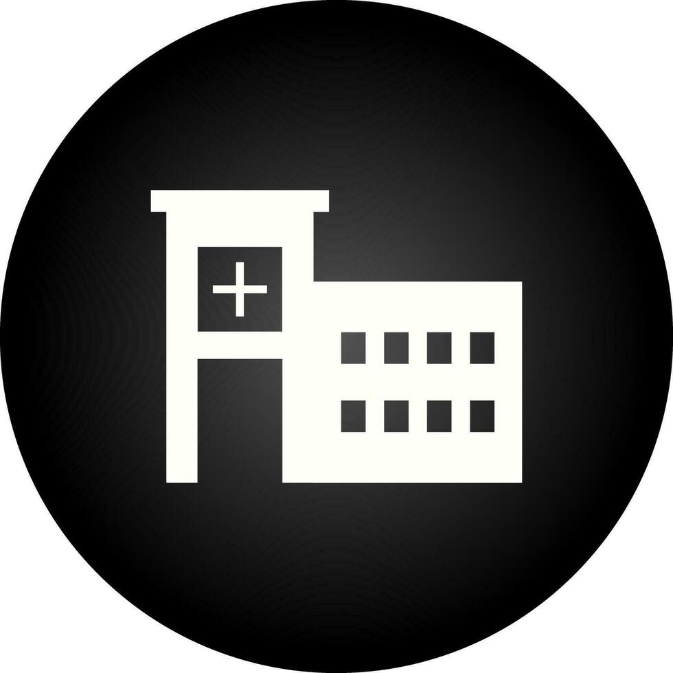 icono de vector de hospital