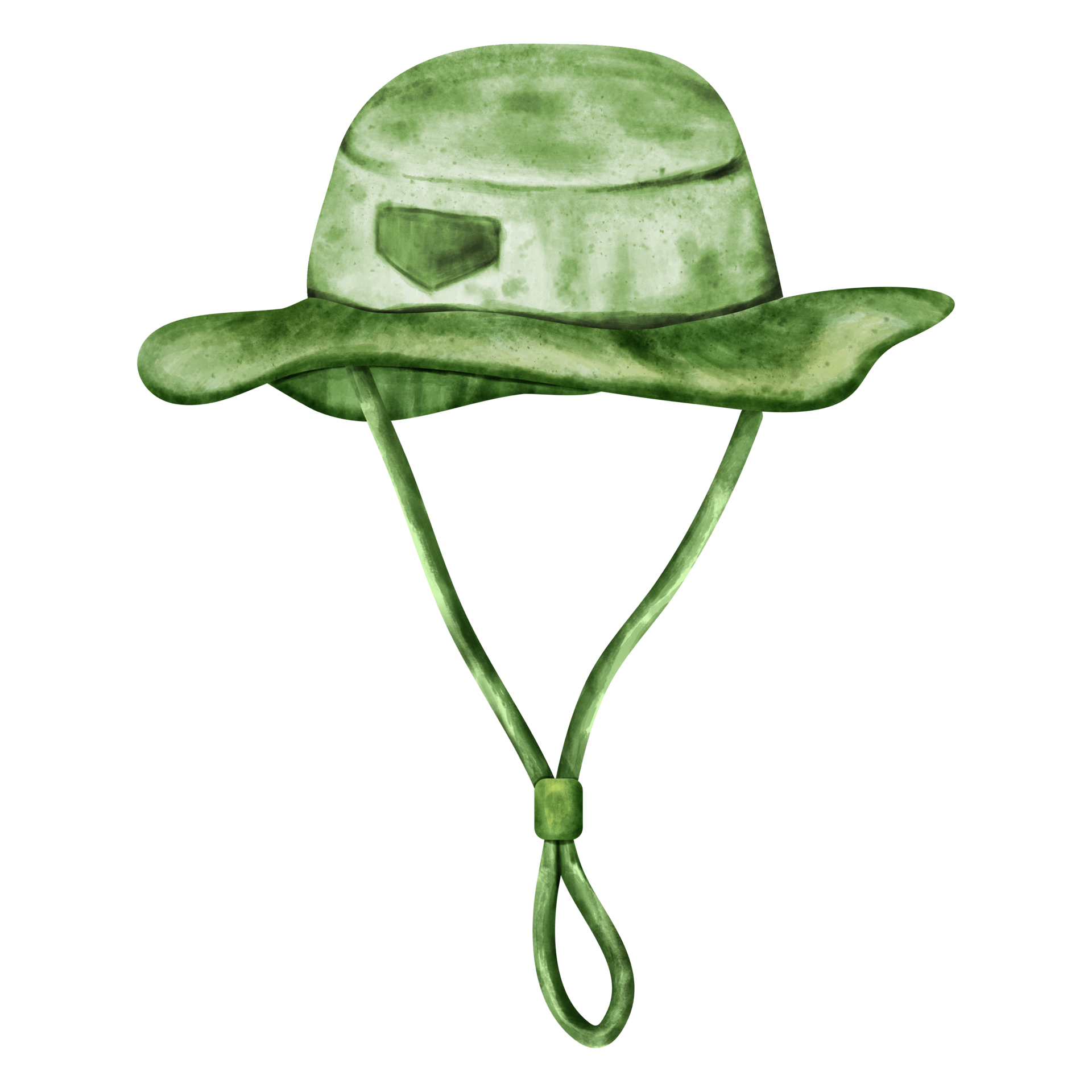 watercolor fishing hat 23324343 PNG