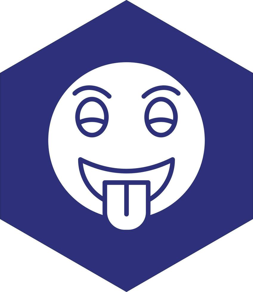 Tongue Out Vector Icon design