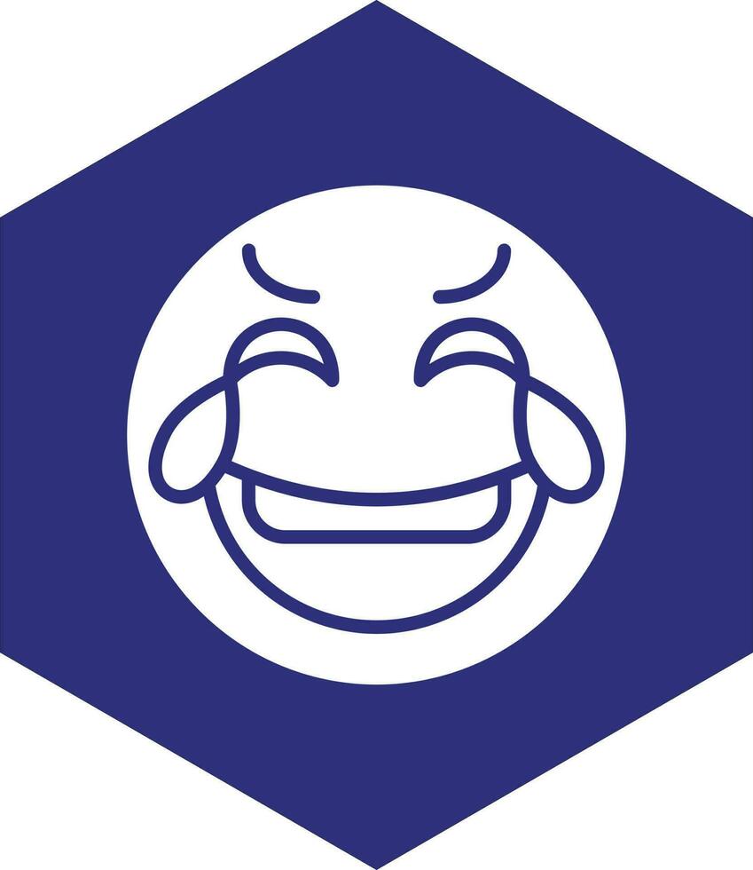 Laughing Vector Icon design