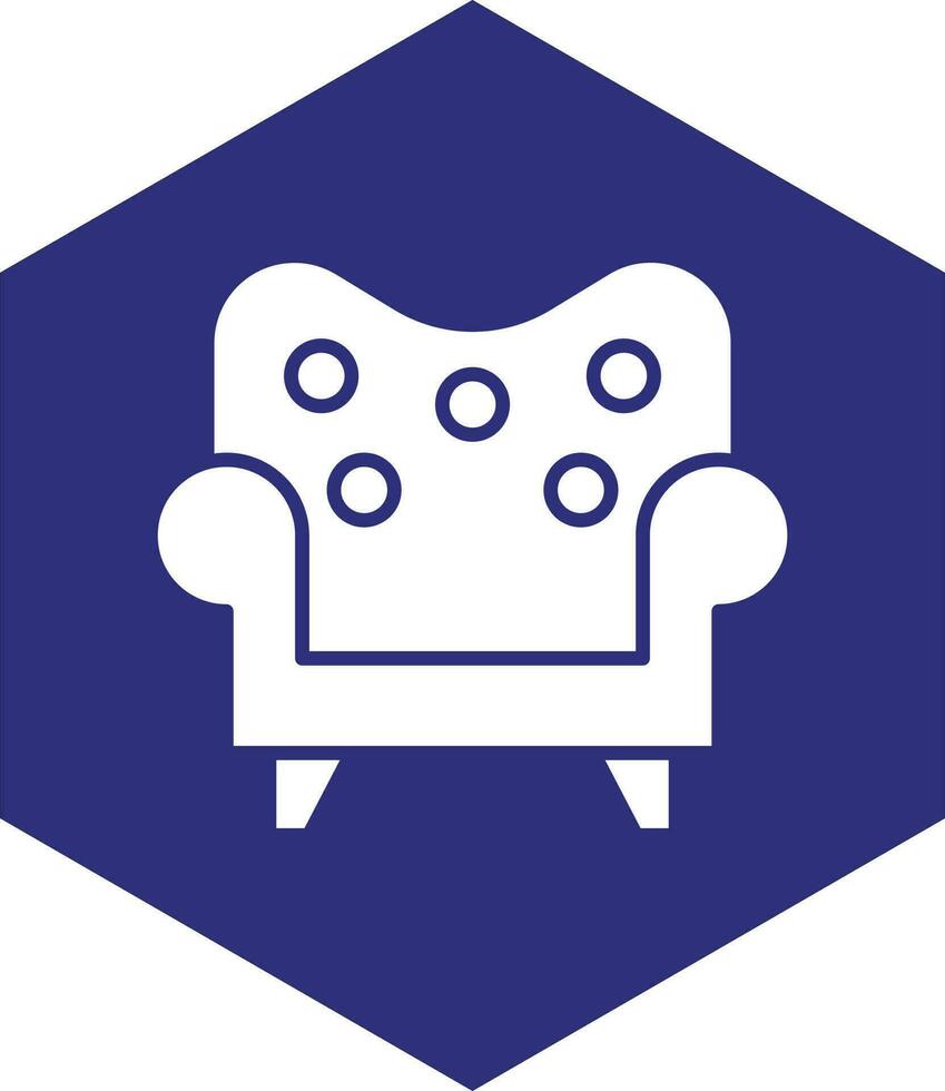 Armchair Vector Icon design