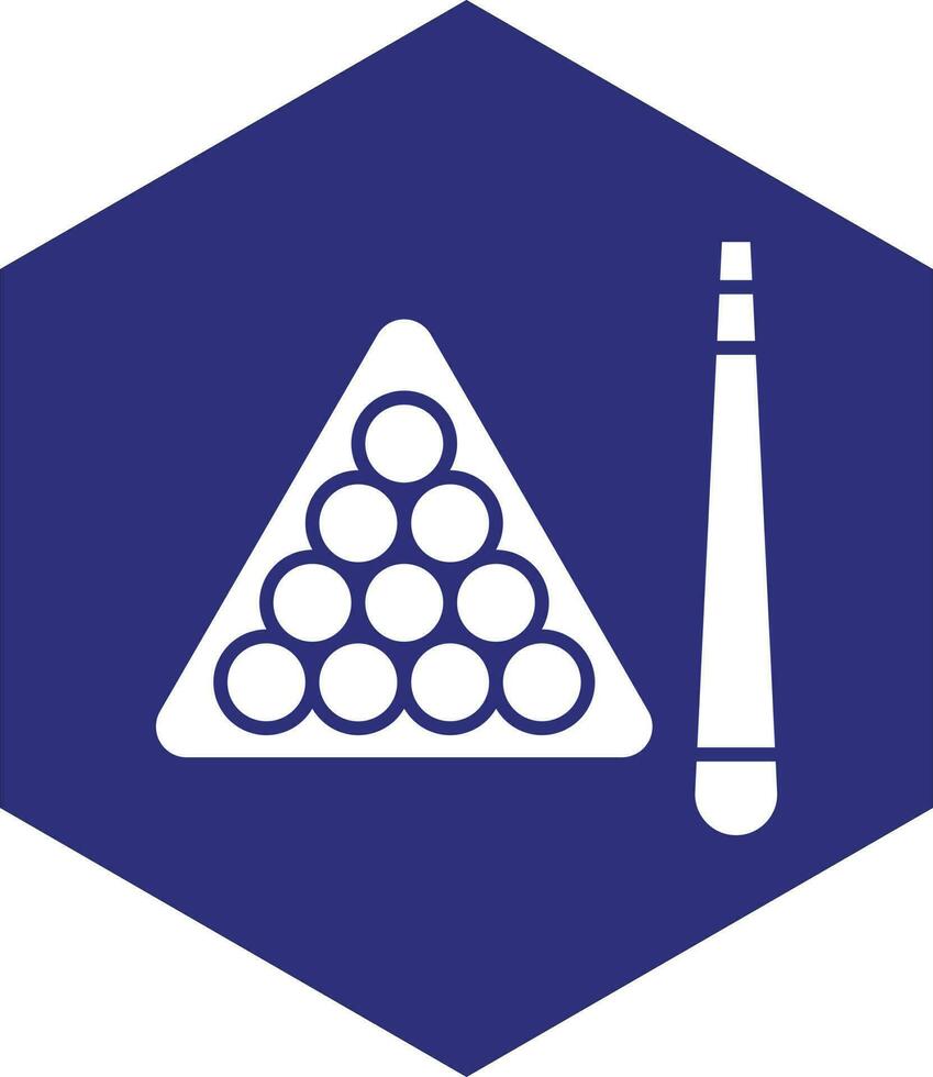 Billiards Vector Icon design