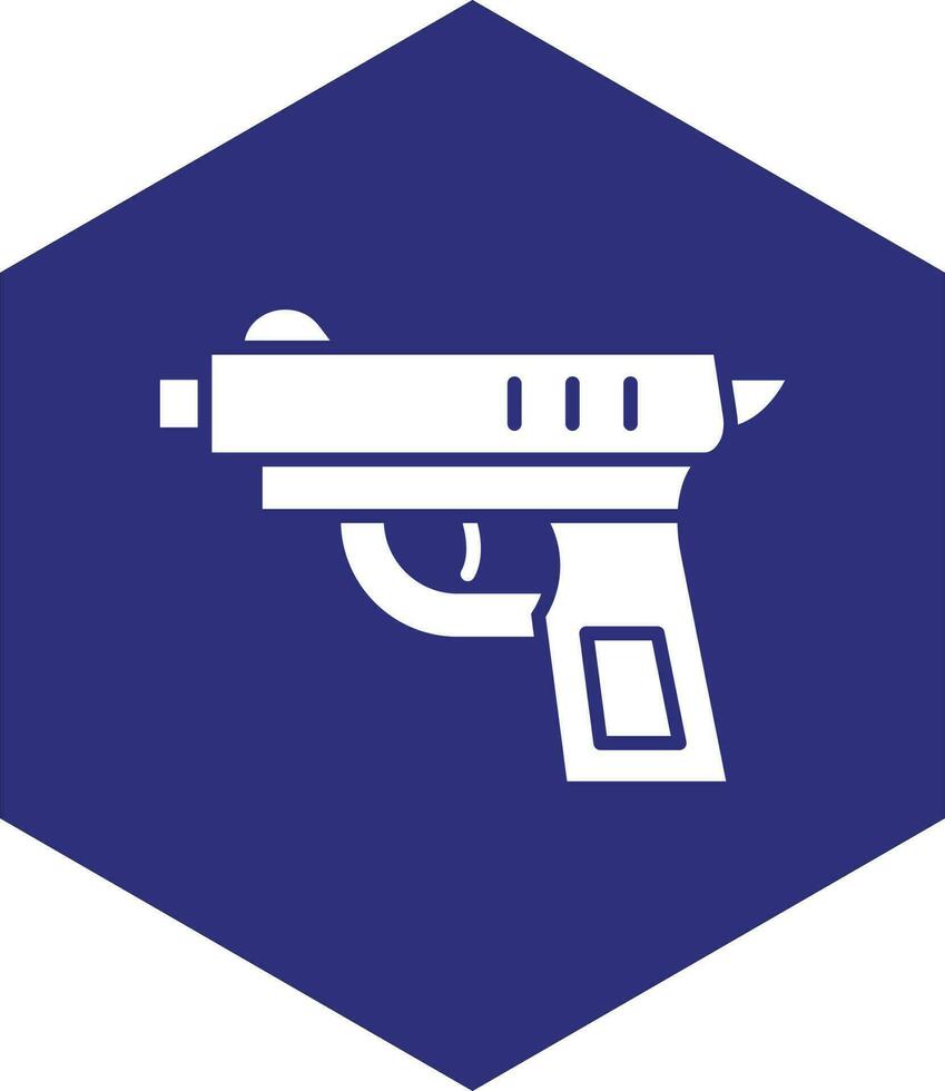 diseño de icono de vector de pistola