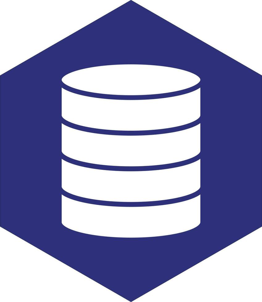 diseño de icono de vector de base de datos