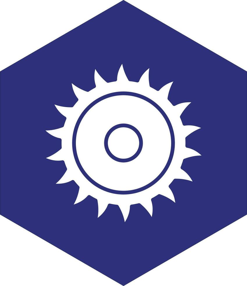 diseño de icono de vector de sierra circular