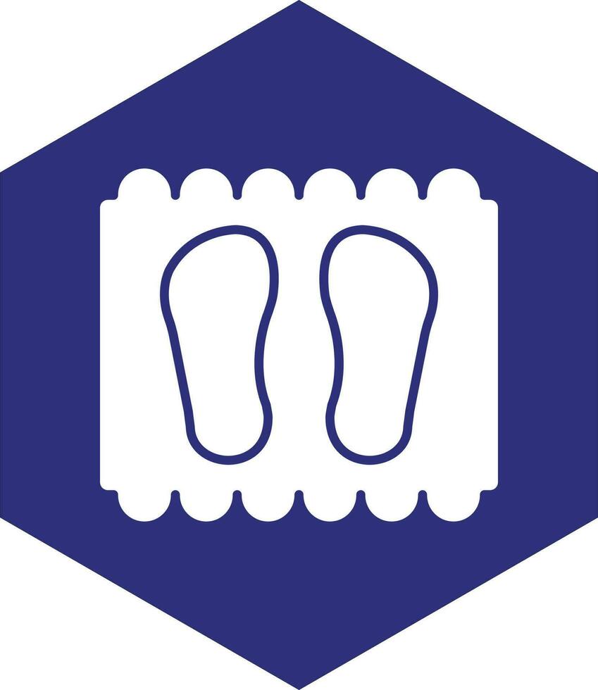Door Mat Vector Icon design