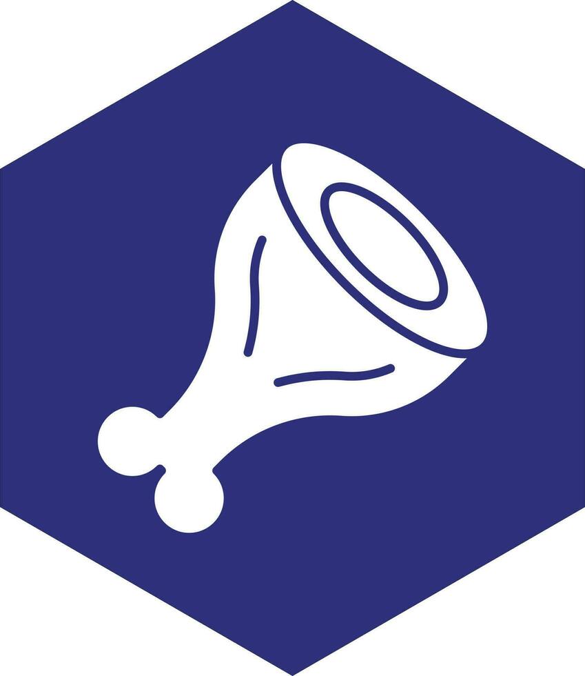 Ham Leg Vector Icon design