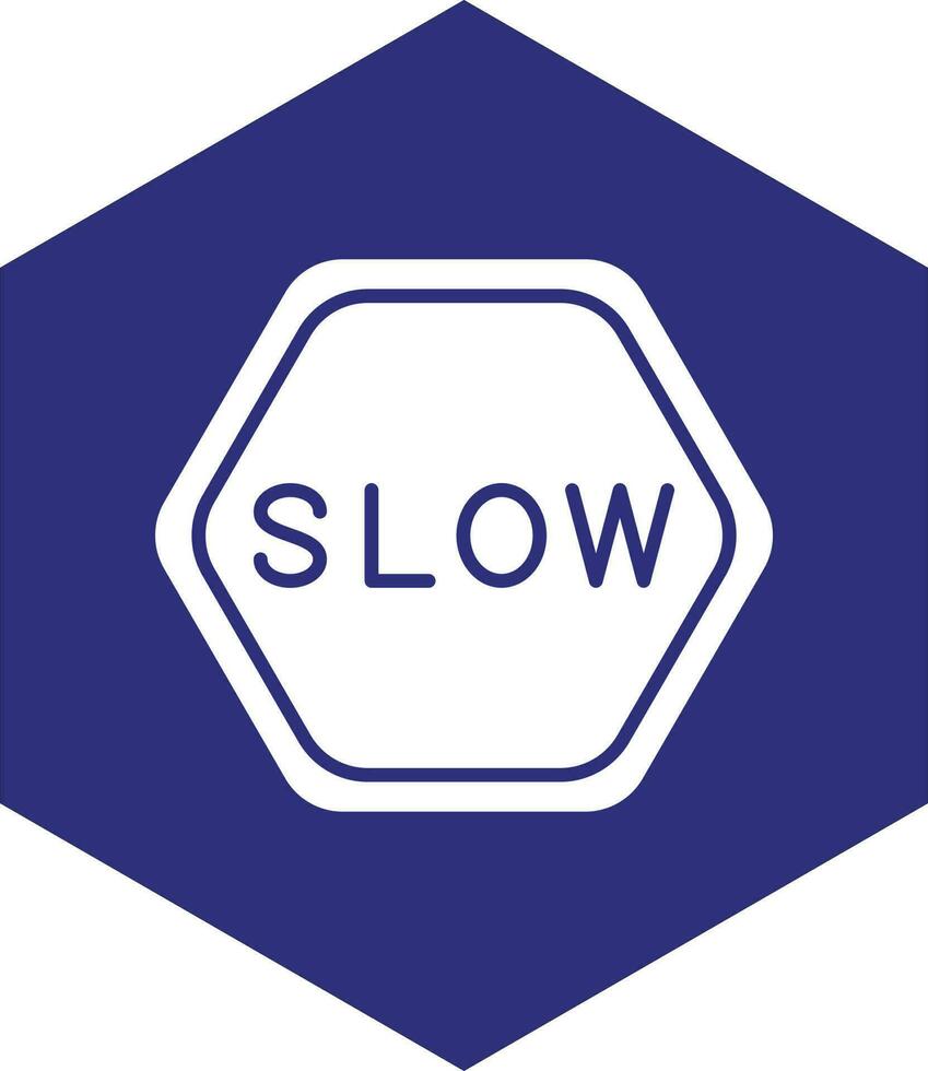 Slow Vector Icon design