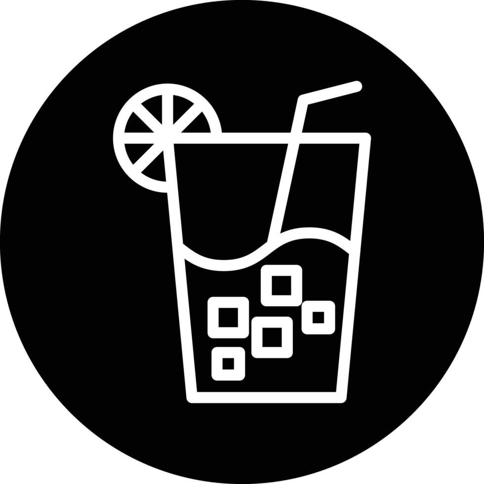 Cold Drink Vector Icon Design