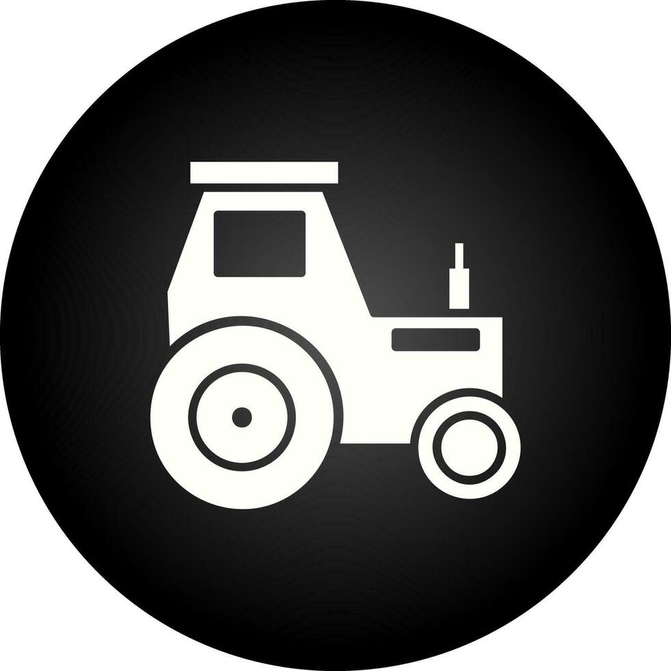 icono de vector de tractor