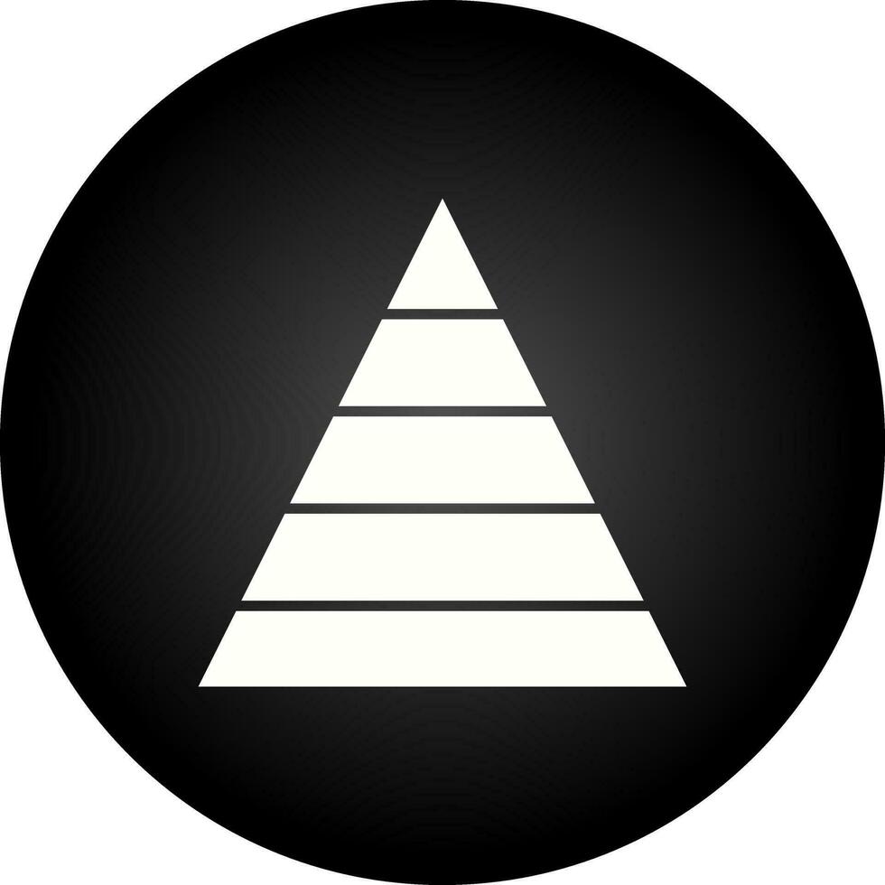 Pyramid Graph Vector Icon