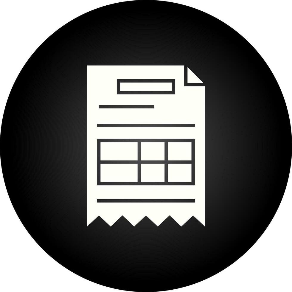 Invoice Vector Icon